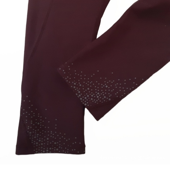 Lululemon Tight Stuff Crop Bordeaux Raspberry Size 4 - Picture 5 of 9